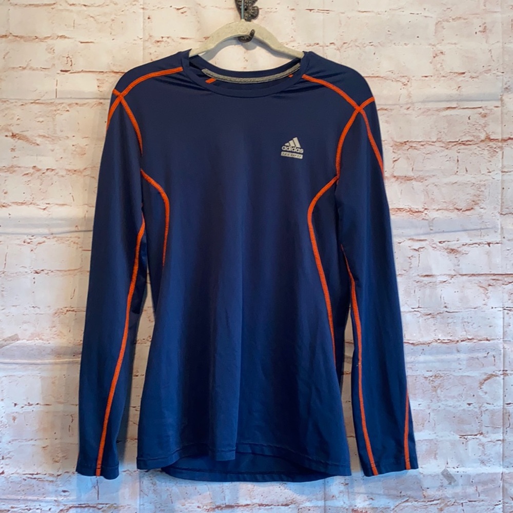 Adidas base layer fitted long sleeve gym Climalite